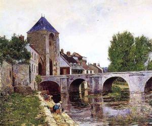 Grey Day, Moret by William Lamb Picknell