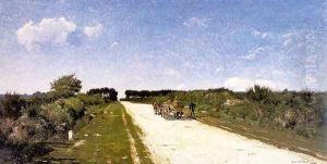 Road to Concarneau 1880 by William Lamb Picknell