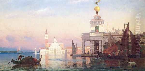 The Grand Canal with San Giorgio Maggiore 1875 - view 1
