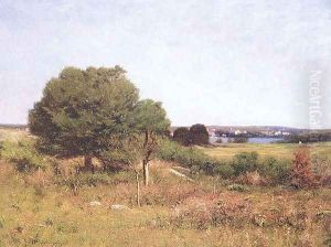 View from a Meadow 1891 by William Lamb Picknell