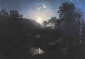 Moonlit Landscape by Witold Pruszkowski