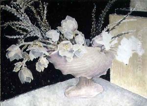 Cyclamen and Christmas Roses, 1934