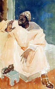 Seated Moroccan, 1936