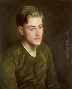 Man in a Flying Jacket, 1916 by Glyn Warren Philpot