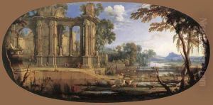 Landscape with Ruins 1646-47 by Pierre Patel