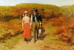 Rustic Courtship by John Pettie