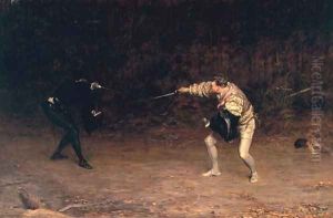 To the Death, 1877 by John Pettie