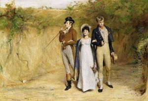 Two Strings to her Bow, 1887 by John Pettie
