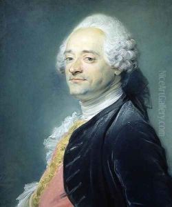 Portrait of Maurice Quentin de la Tour 1704-88, 1750