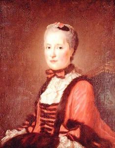 La Dauphine Marie-Josephe de Saxe 1731-67 attributed to Jean Marc Nattier 1685-1766 or Jean Baptiste Perroneau 1715-83