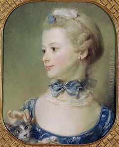 Young Girl with a Cat