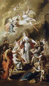 St Elizabeth Distributing Alms 1734