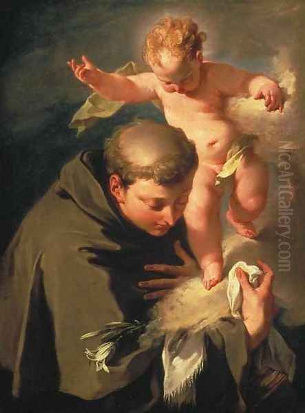 The Vision of Saint Anthony of Padua by Giovanni Battista Pittoni the younger