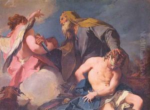 The Sacrifice of Isaac 1720 by Giovanni Battista Pittoni the younger