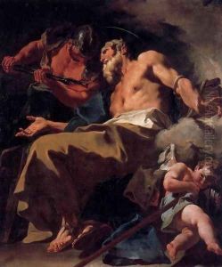 The Torture of St Thomas by Giovanni Battista Pittoni the younger