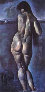 Nude from the Back 1920 by Karoly Patko