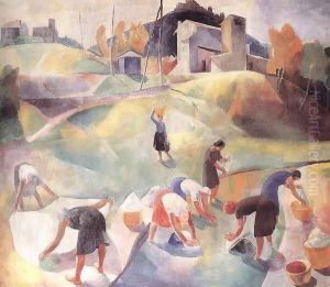 Washer-women 1930 by Karoly Patko