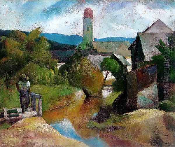 View of Nagybanya 1924 - view 1