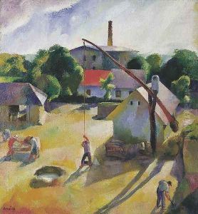 Village Scene Igal 1927 thumbnail