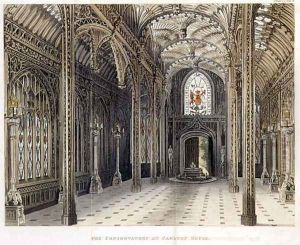 The Gothic Conservatory, Carlton House, from Pynes Royal Residences, published 1818 by William Henry Pyne