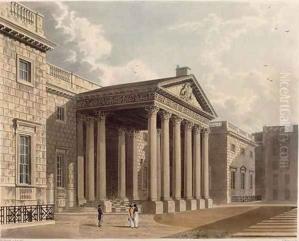 Carlton House from History of Royal Residences - view 1