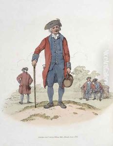 Chelsea Pensioner, from Costume of Great Britain, published by William Miller, 1805 by William Henry Pyne