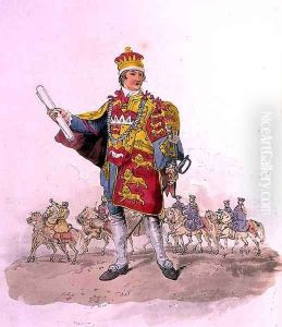 Herald, from Costume of Great Britain, published by William Miller, 1805 by William Henry Pyne