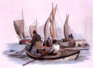 British Fishermen, from Costume of Great Britain, published by William Miller, 1805 by William Henry Pyne