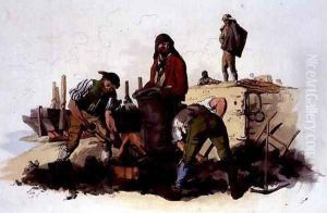 Coal Heavers, from Costume of Great Britain, published by William Miller, 1805 by William Henry Pyne