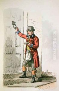 The Postman from Costume of Great Britain, 1805 by William Henry Pyne