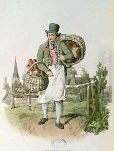 The Baker from,Costume of Great Britain