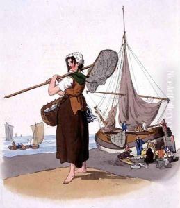 Female Shrimper, from Costume of Great Britain, published by William Miller, 1805