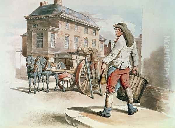 Refuse Collector, from Costumes of Great Britain, published by William Miller, 1805 - view 1