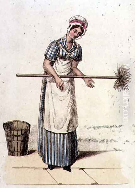 The Housemaid from The World in Miniature, 1827 - view 1