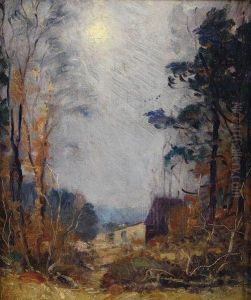 Landschaft In Mondlicht by Max Liebermann