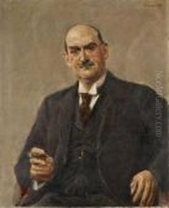 Kommerzienrat Dr. Carl Leopold Netter by Max Liebermann