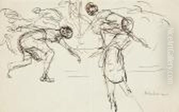 Study With Two Women (feuertanz Der Bosen Gotter) - view 1