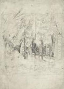 Hollandische Dorfstrasse Inkatwijk by Max Liebermann