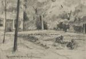 'kohlfeld In Wannseegarten Nachnordwesten' by Max Liebermann