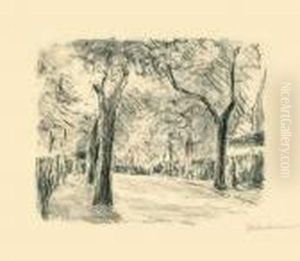 "allee" by Max Liebermann