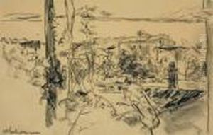 Am Luganer See by Max Liebermann