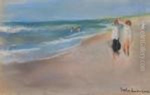 At The Shore by Max Liebermann