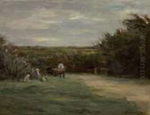 Landschaft Bei Noordwijk--noordwijk-binnen by Max Liebermann