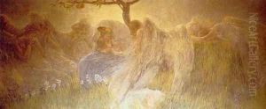 Motherhood by Gaetano Previati