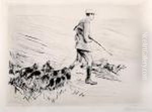 Hunter And Dogs