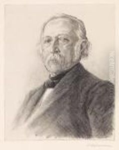 Theodor Fontane by Max Liebermann