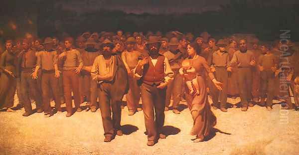 Fourth Estate (Il Quarto Stato) or Proletariat by Giuseppe Pellizza da Volpedo