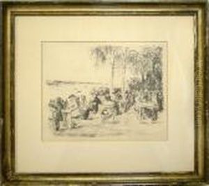 An Der Elbe by Max Liebermann