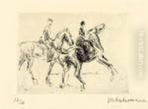 Reiter Und Reiterin by Max Liebermann