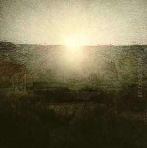 The Sun Rising Sun 1904 by Giuseppe Pellizza da Volpedo